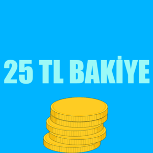 25 TL Bakiye