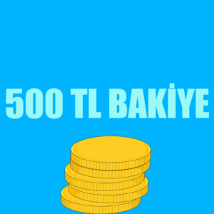 500 TL Bakiye